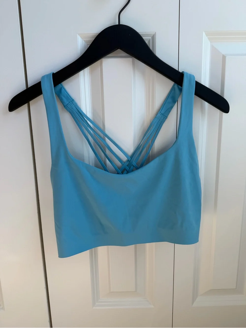 Lululemon FlexyFlex Strappy Yoga Bra *Light Support, A-C Cups Washed Blue